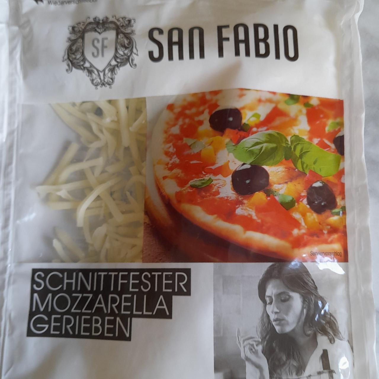 Fotografie - Schnittfester mozzarella gerieben San Fabio