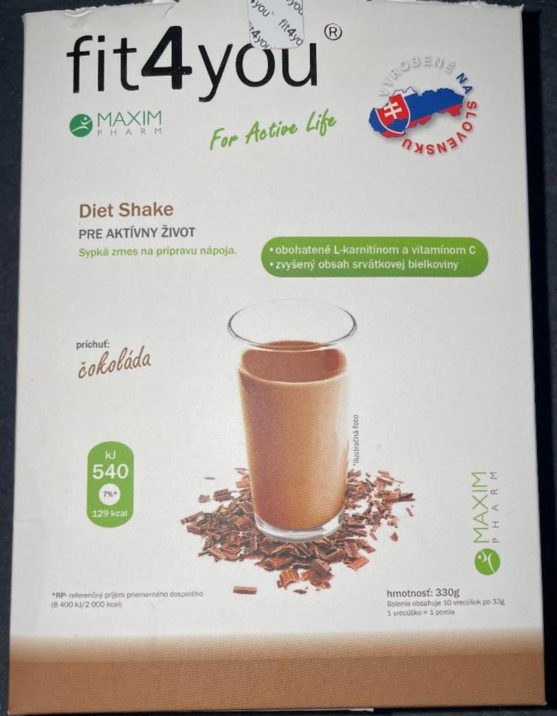 Fotografie - Diet Shake čokoláda fit4you