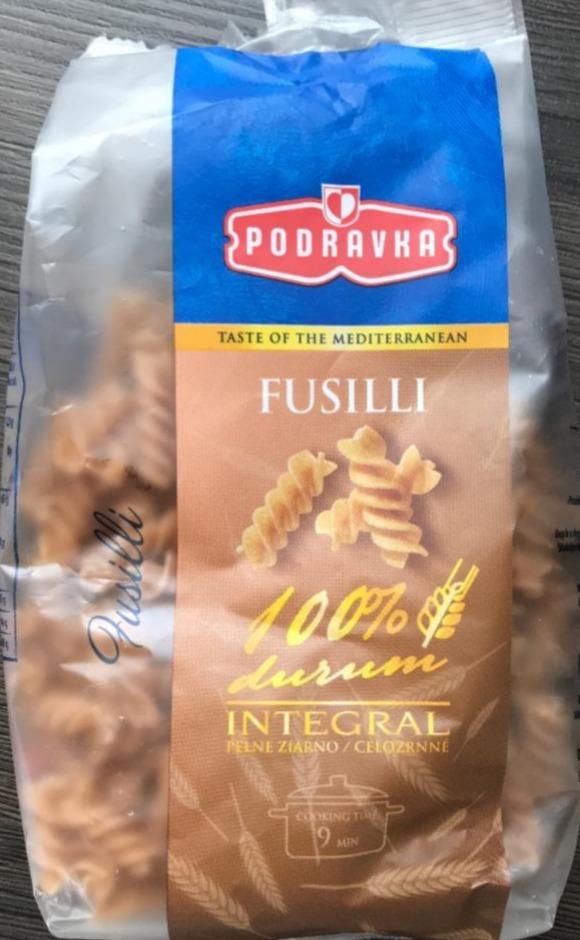 Fotografie - Fusilli 100% durum Integral Podravka