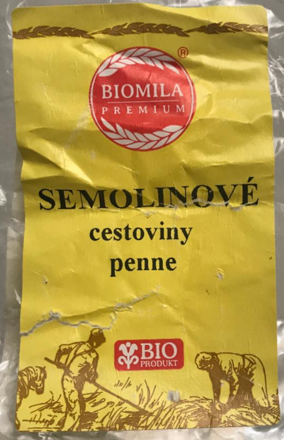 Fotografie - Semolinové cestoviny penne Biomila