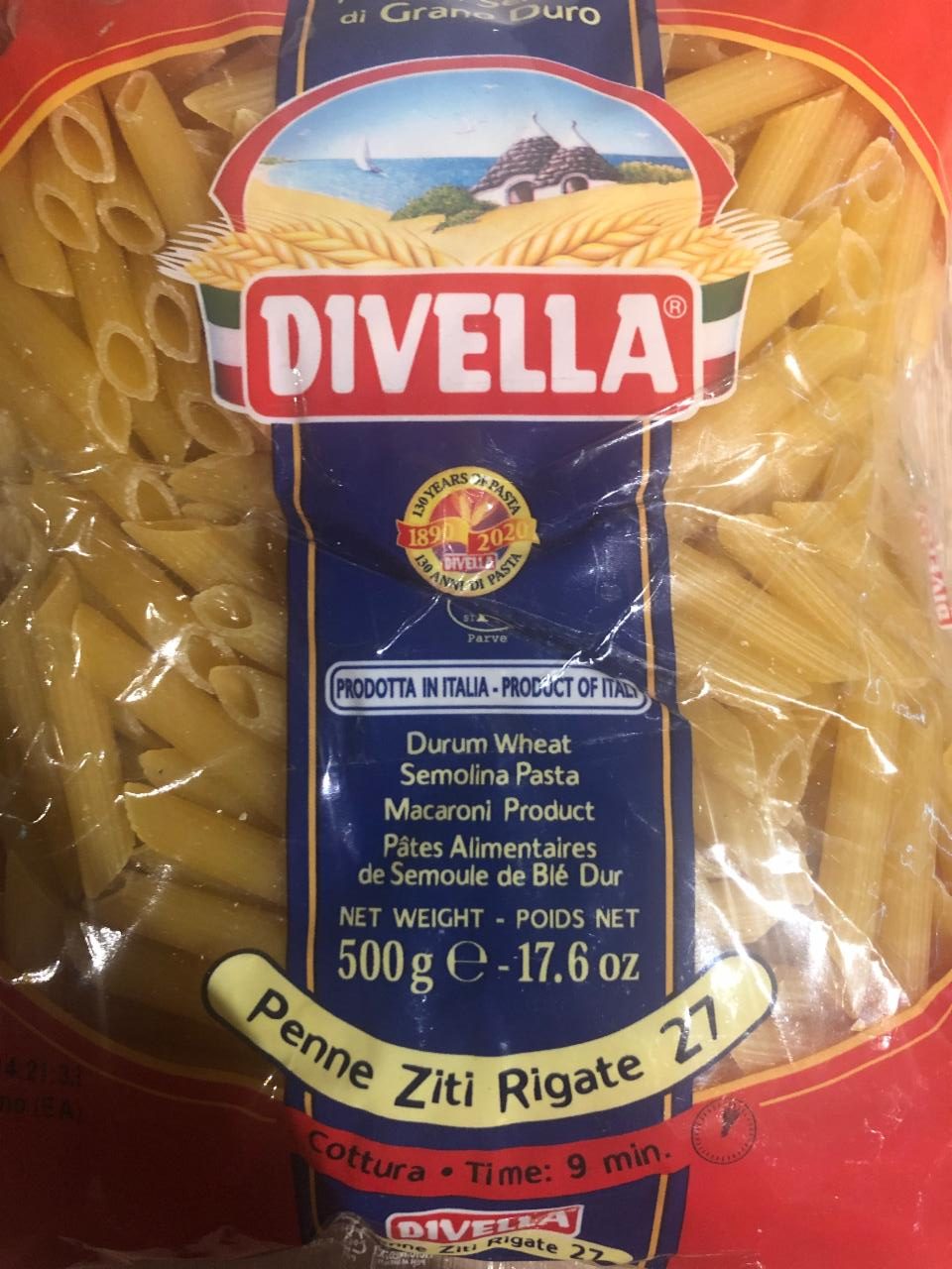 Fotografie - DIVELLA Penne Ziti Rigate 27