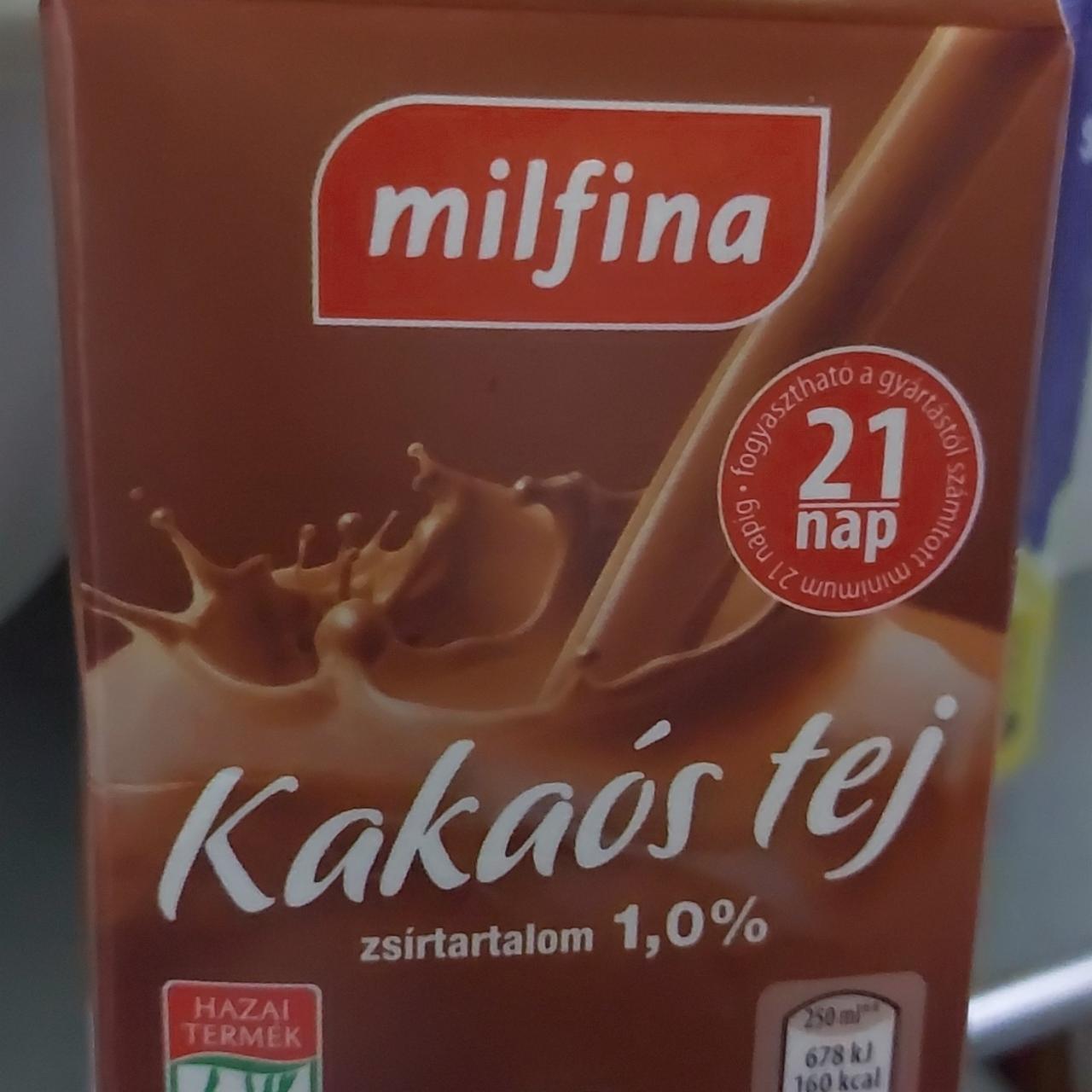 Fotografie - Kakaós tej 1% Milfina