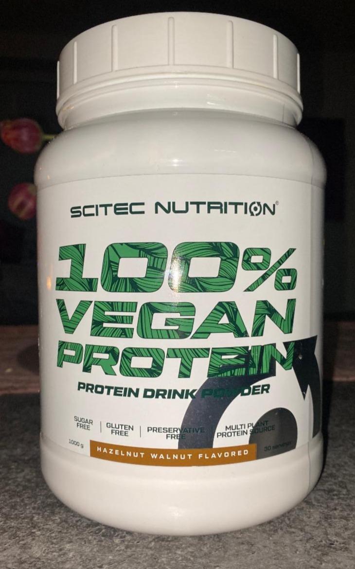 Fotografie - 100% Vegan protein Hazelnut Walnut Scitec Nitrition