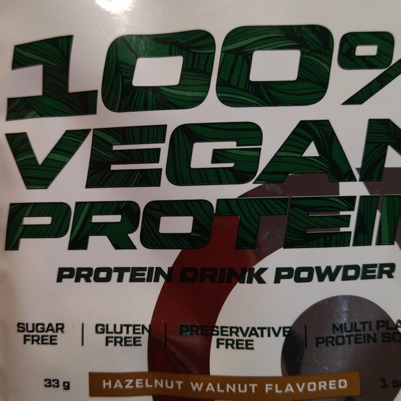 Fotografie - 100% Vegan protein Hazelnut Walnut Scitec Nitrition