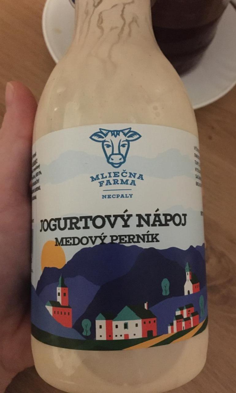 Fotografie - Jogurtový nápoj Medový perník Mliečna farma Necpaly