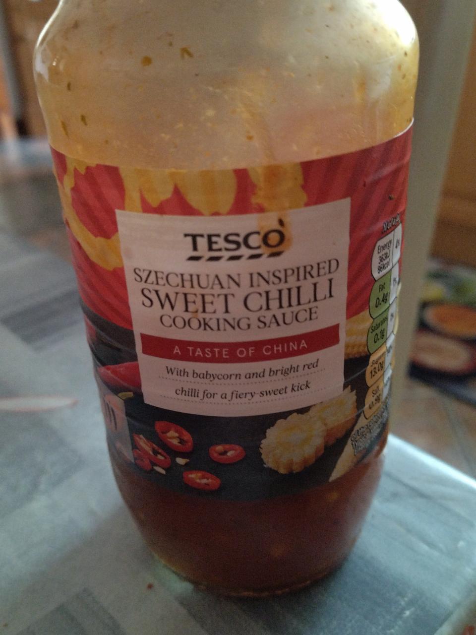 Fotografie - Szechuan inspired Sweet chilli cooking sauce Tesco