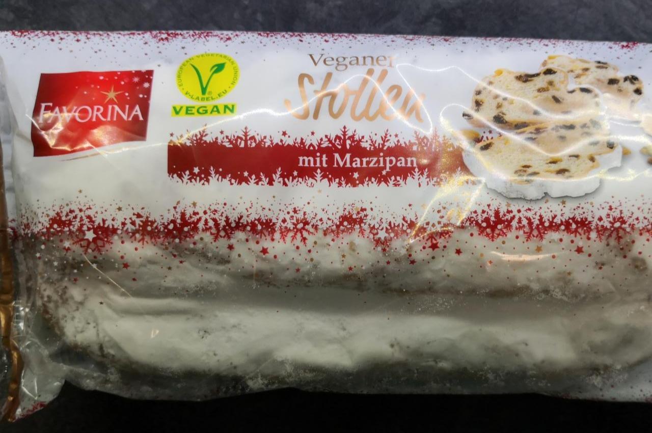 Fotografie - Veganer Stollen mit marzipan Favorina