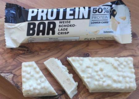 Fotografie - Protein Bar 50% weisse schokolade crisp