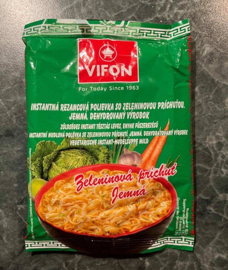 Fotografie - Instantná rezancová polievka Zeleninová príchuť Jemná Vifon