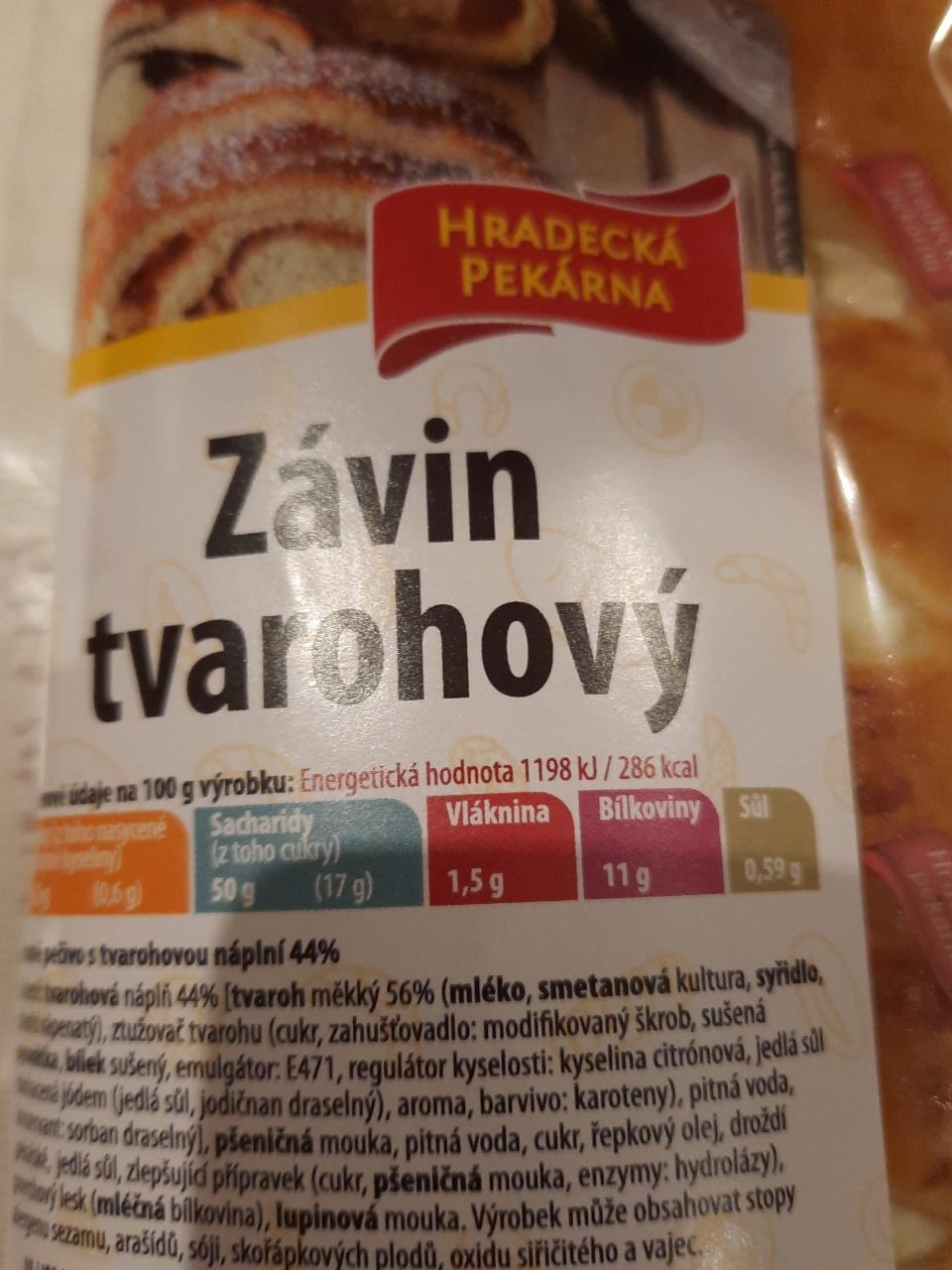 Fotografie - Závin tvarohový Hradecká pekárna