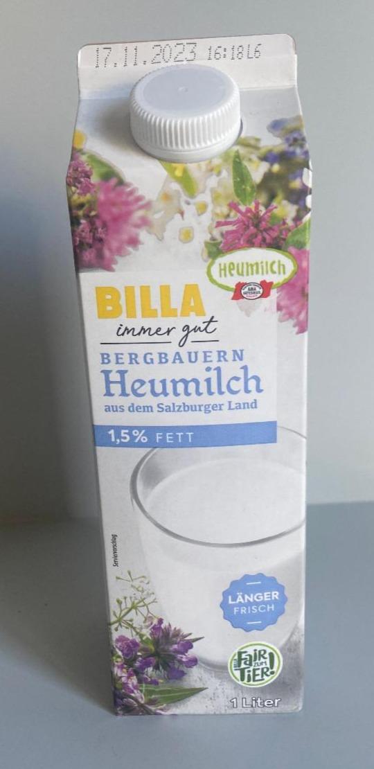 Fotografie - Bergbauern Heumilch 1,5% Fett Billa