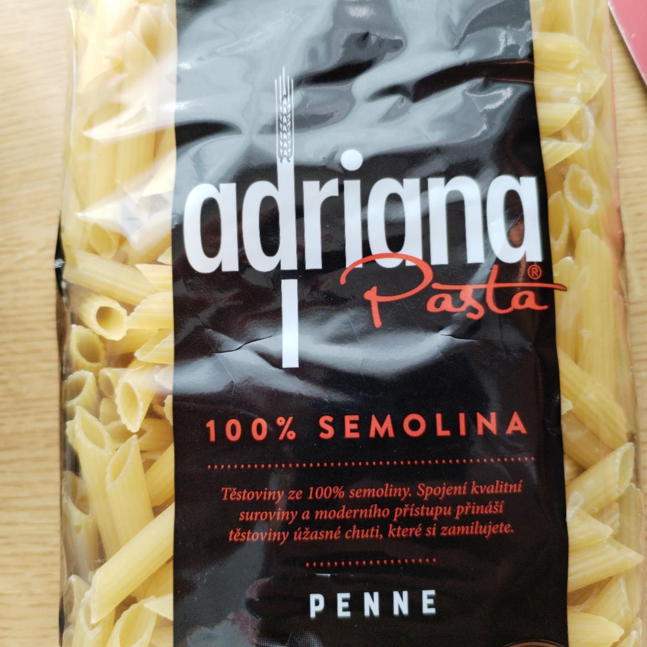 Fotografie - Pasta 100% Semolina Penne Adriana