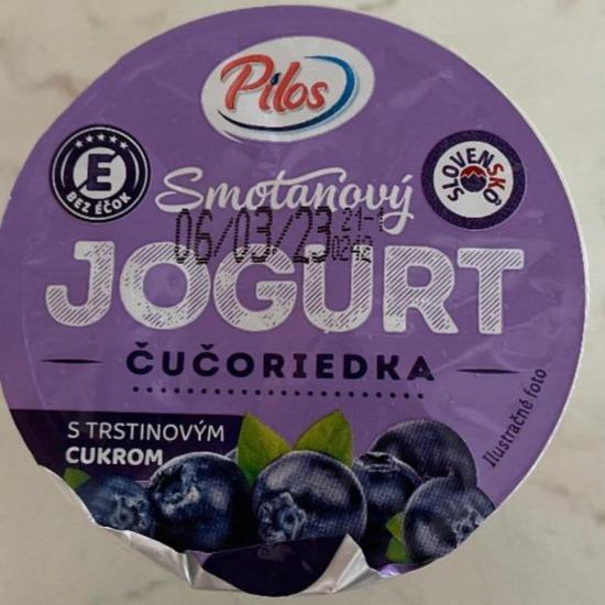 Fotografie - Smotanový jogurt čučoriedka Pilos