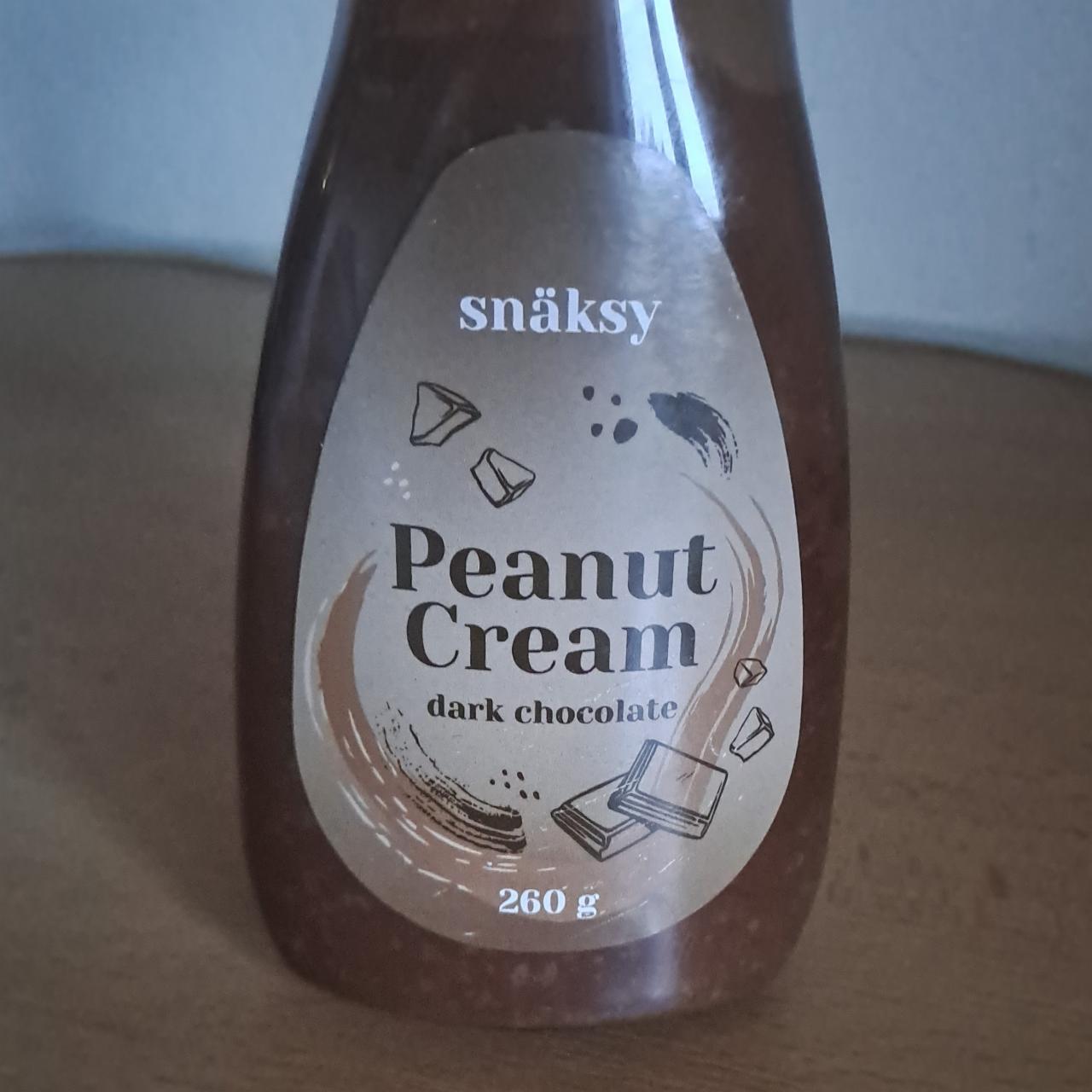 Fotografie - Peanut Cream dark chocolate Snäksy