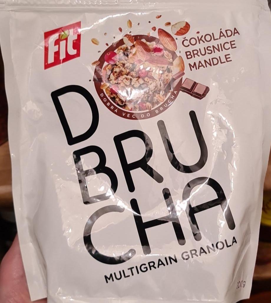 Fotografie - Do Brucha Multigrain Granola čokoláda brusnice mandle Fit