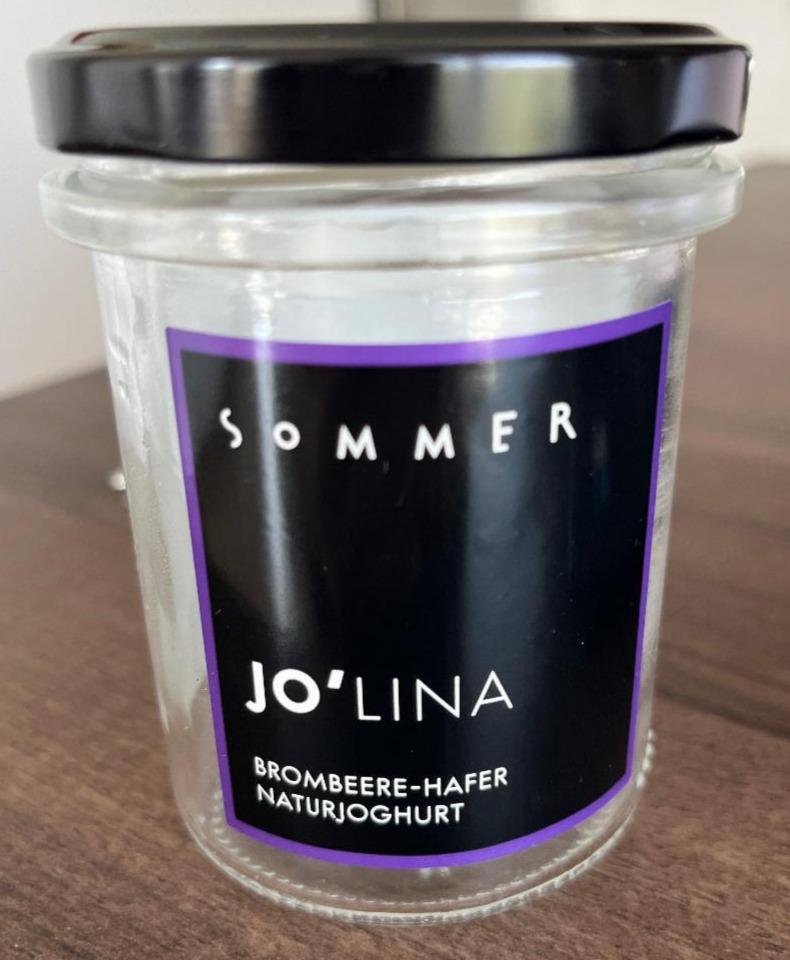 Fotografie - Jo'Lina Naturjoghurt Brombeere-Hafer Sommer