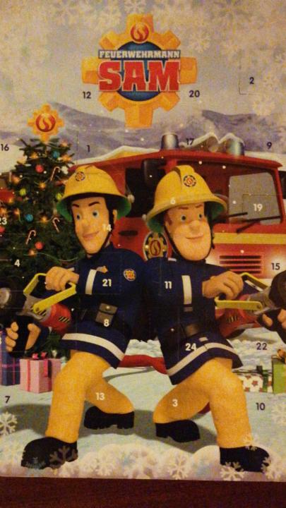 Fotografie - Feuerwehrmann Sam Adventskalender Windel