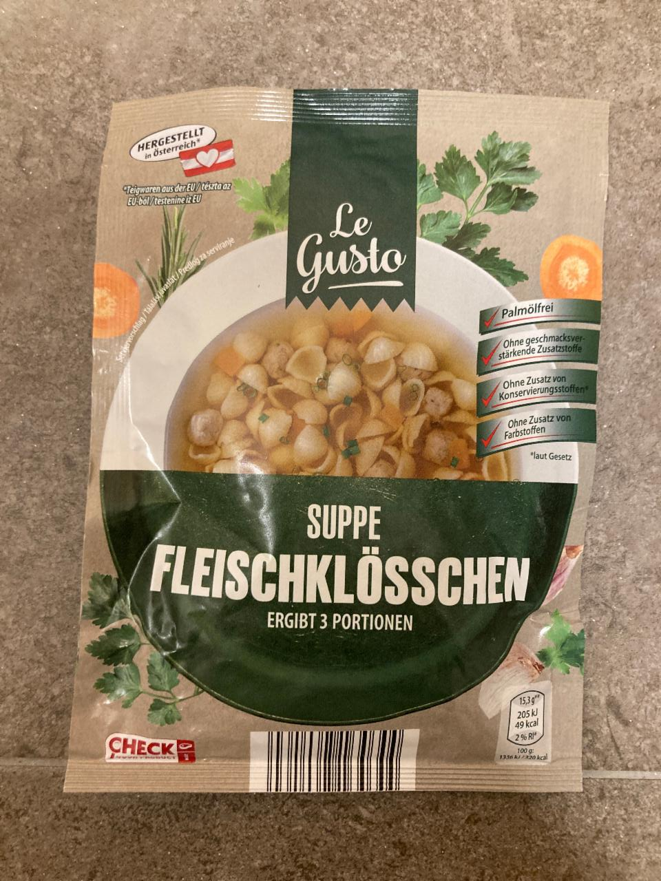 Fotografie - Suppe Fleischklösschen Le Gusto