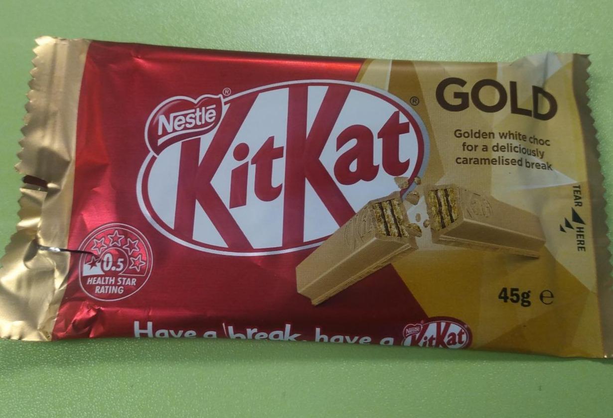 Fotografie - Kit Kat Gold Nestlé