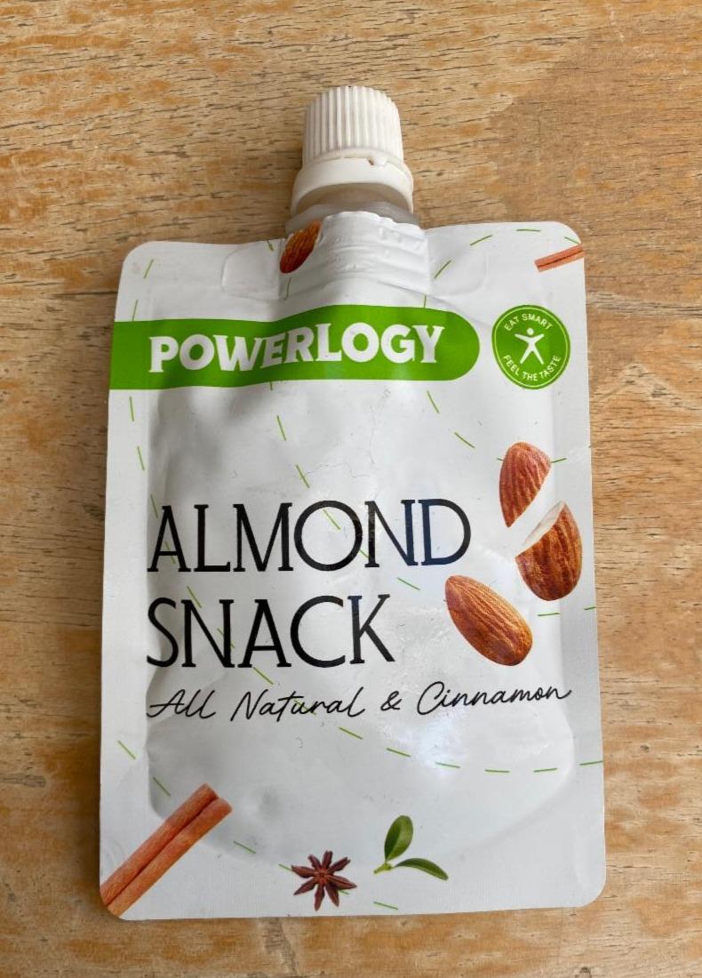 Fotografie - Almond Snack all natural & cinnamon Powerlogy
