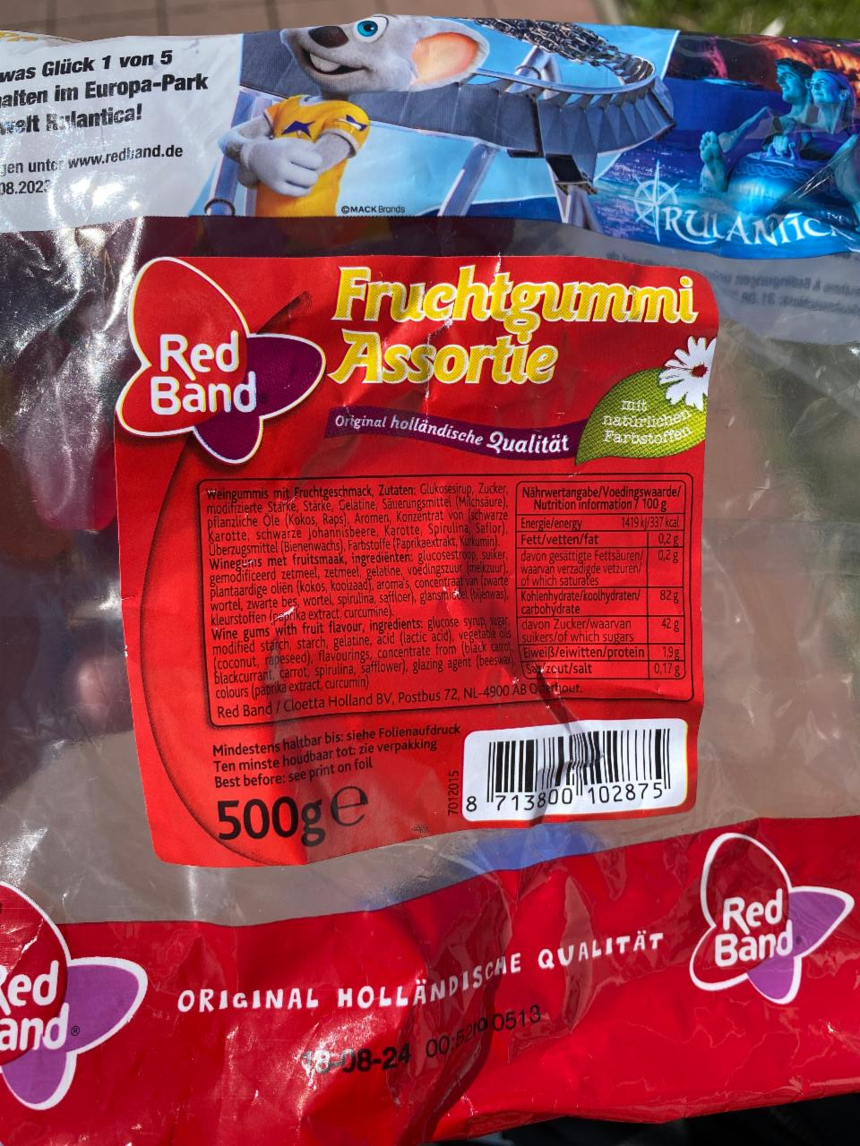 Fotografie - Fruchtgummi Assortie Red Band