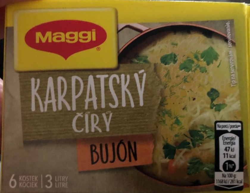 Fotografie - Karpatský čirý bujón Maggi