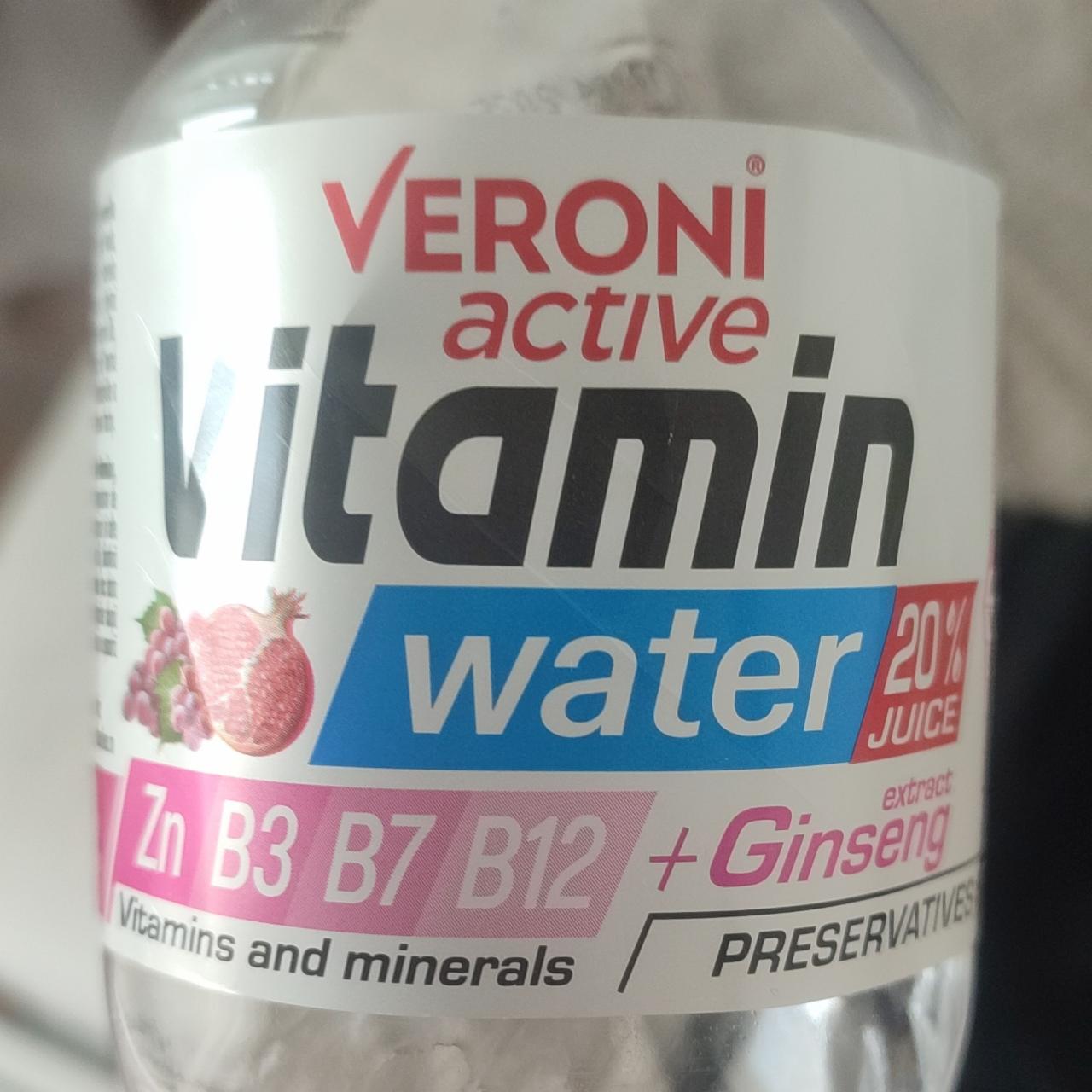 Fotografie - Vitamin water Veroni active