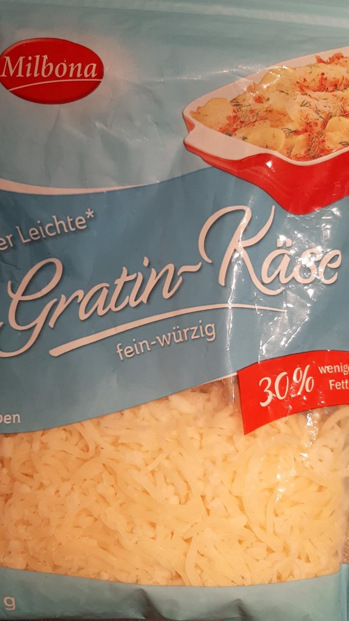 Fotografie - Milbona gratin-käse 30% fein-würzig... strouhaný sýr 30% Německo