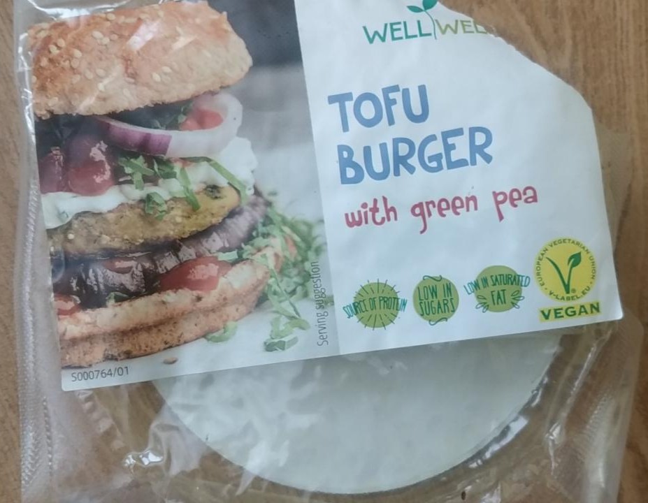 Fotografie - tofu burger with green pea