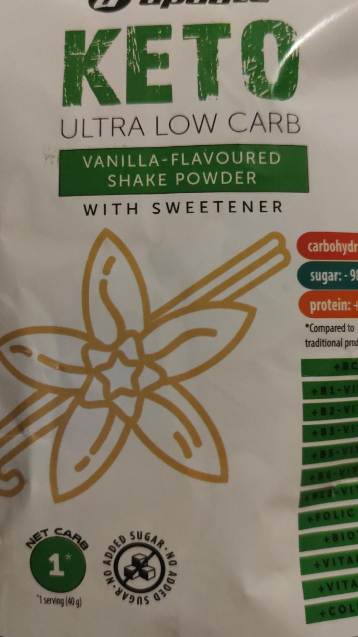 Fotografie - update Keto ultra low carb shake Powder vanilla