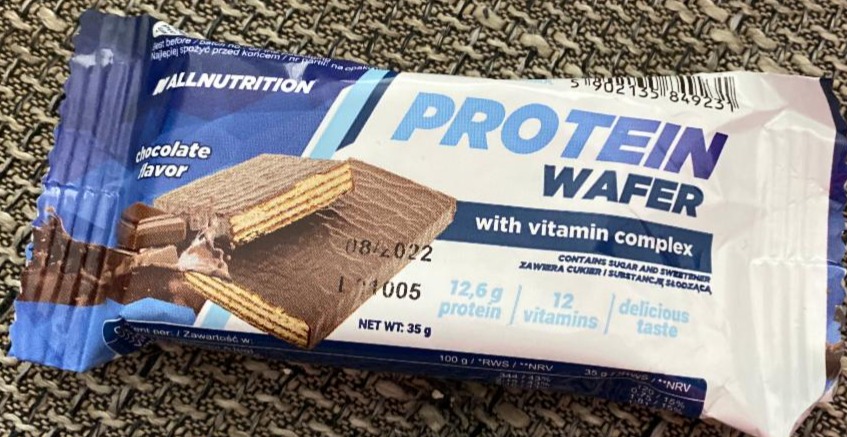Fotografie - Protein Wafer with Vitamin Complex Chocolate flavor Allnutrition