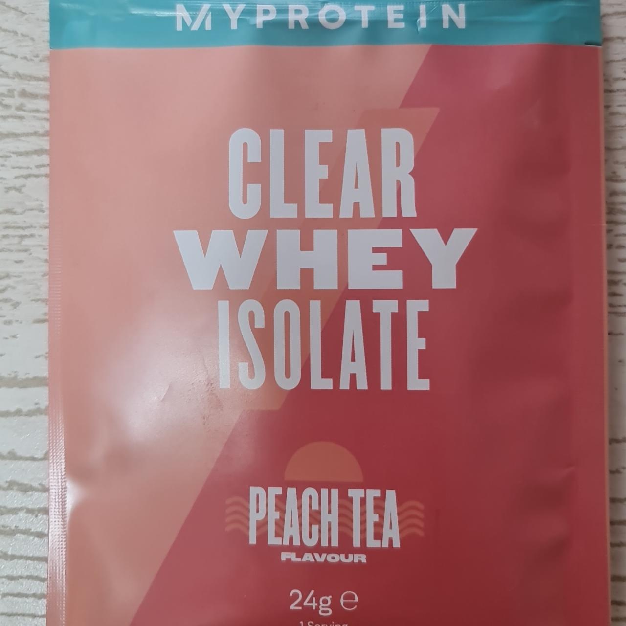 Fotografie - Clear Whey Isolate Peach Tea MyProtein