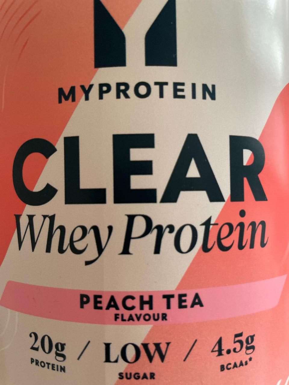 Fotografie - Clear Whey Isolate Peach Tea MyProtein