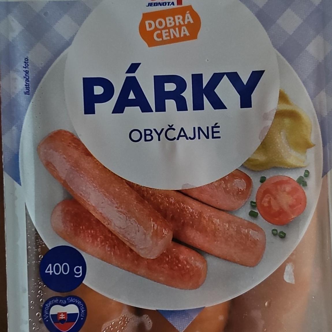 Fotografie - Párky Obyčajné Coop Jednota Dobrá cena