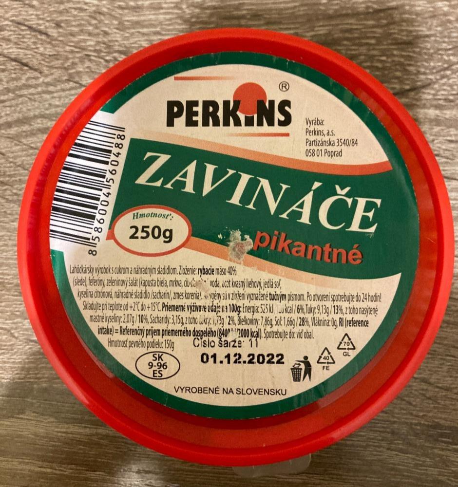 Fotografie - Zavináče pikantné Perkins