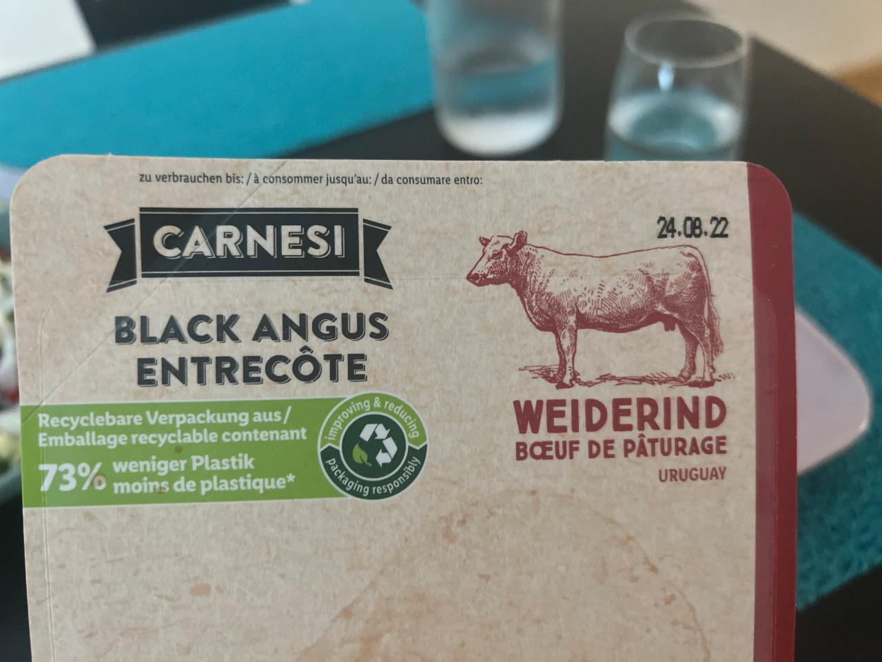 Fotografie - black angus entercote Carnesi