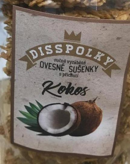 Fotografie - Ovesné sušenky s příchutí kokos Disspolky