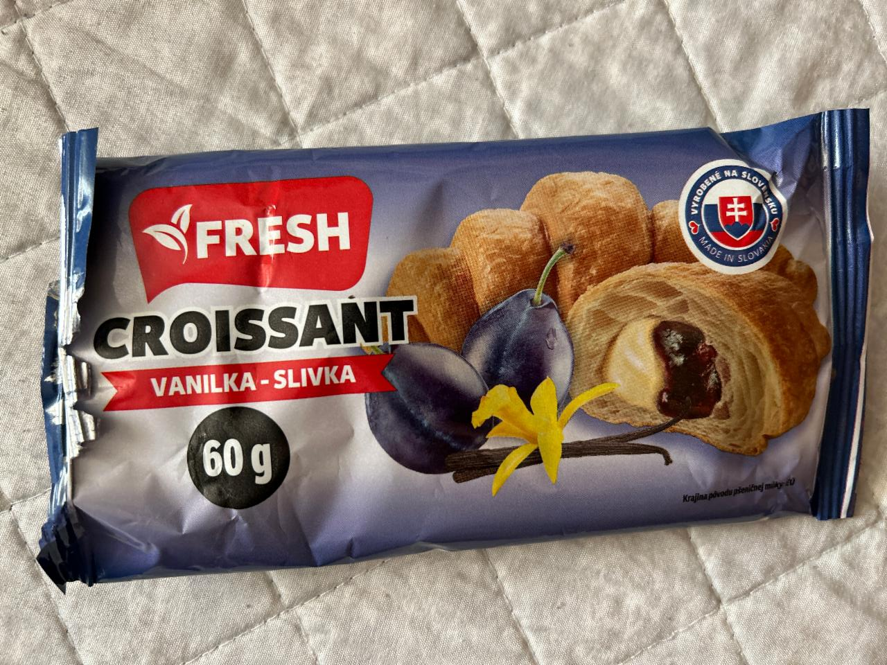 Fotografie - Croissant vanilka-slivka Fresh