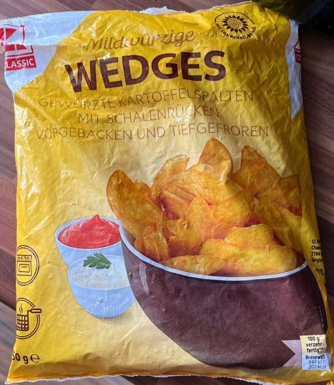 Fotografie - Kaufland Wedges Pre-Baked and deepfrozen