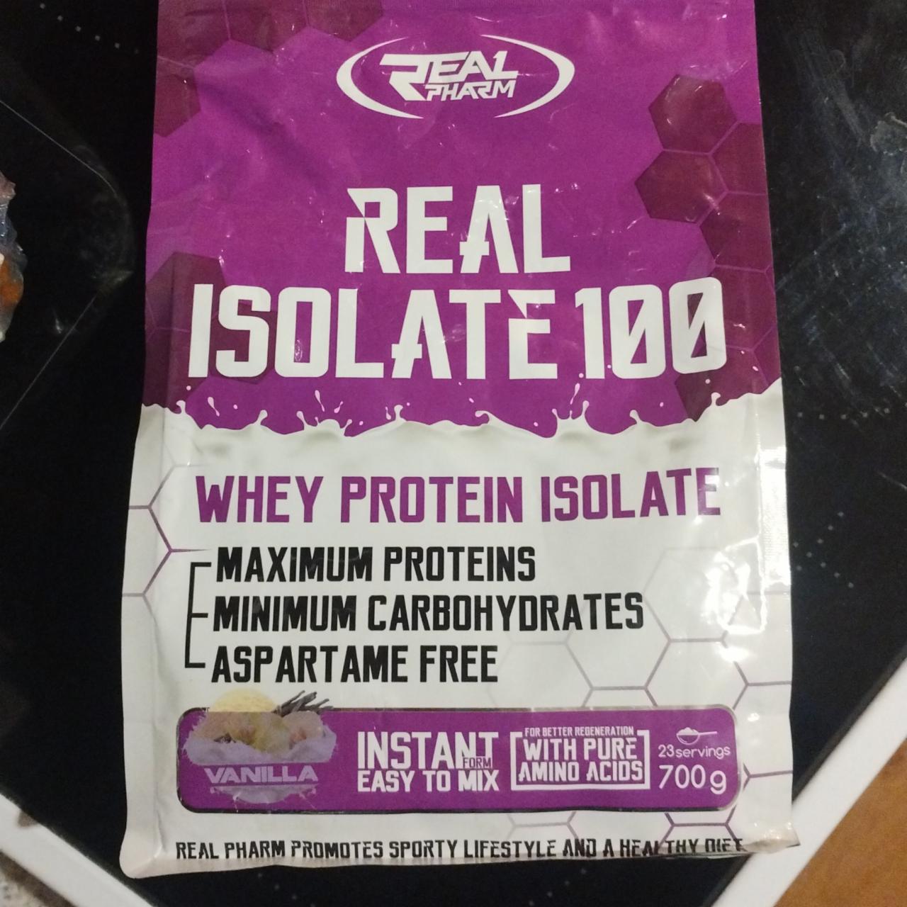 Fotografie - Real Isolate 100 Vanilla Real Pharm