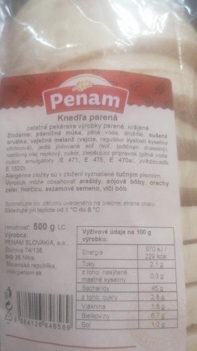 Fotografie - Knedľa parená Penam