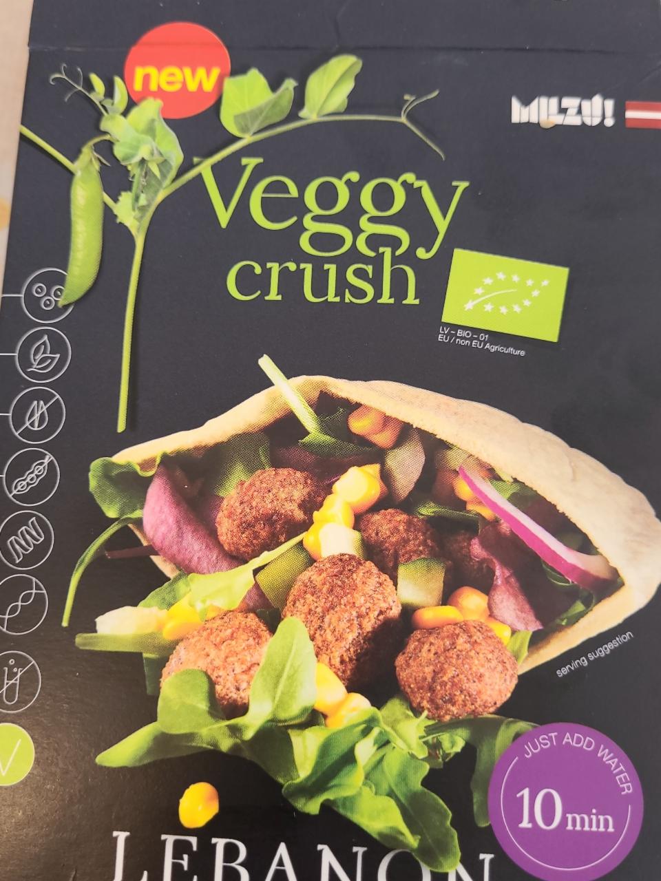 Fotografie - Veggy crush Lebanon Falafel mix Milzu!