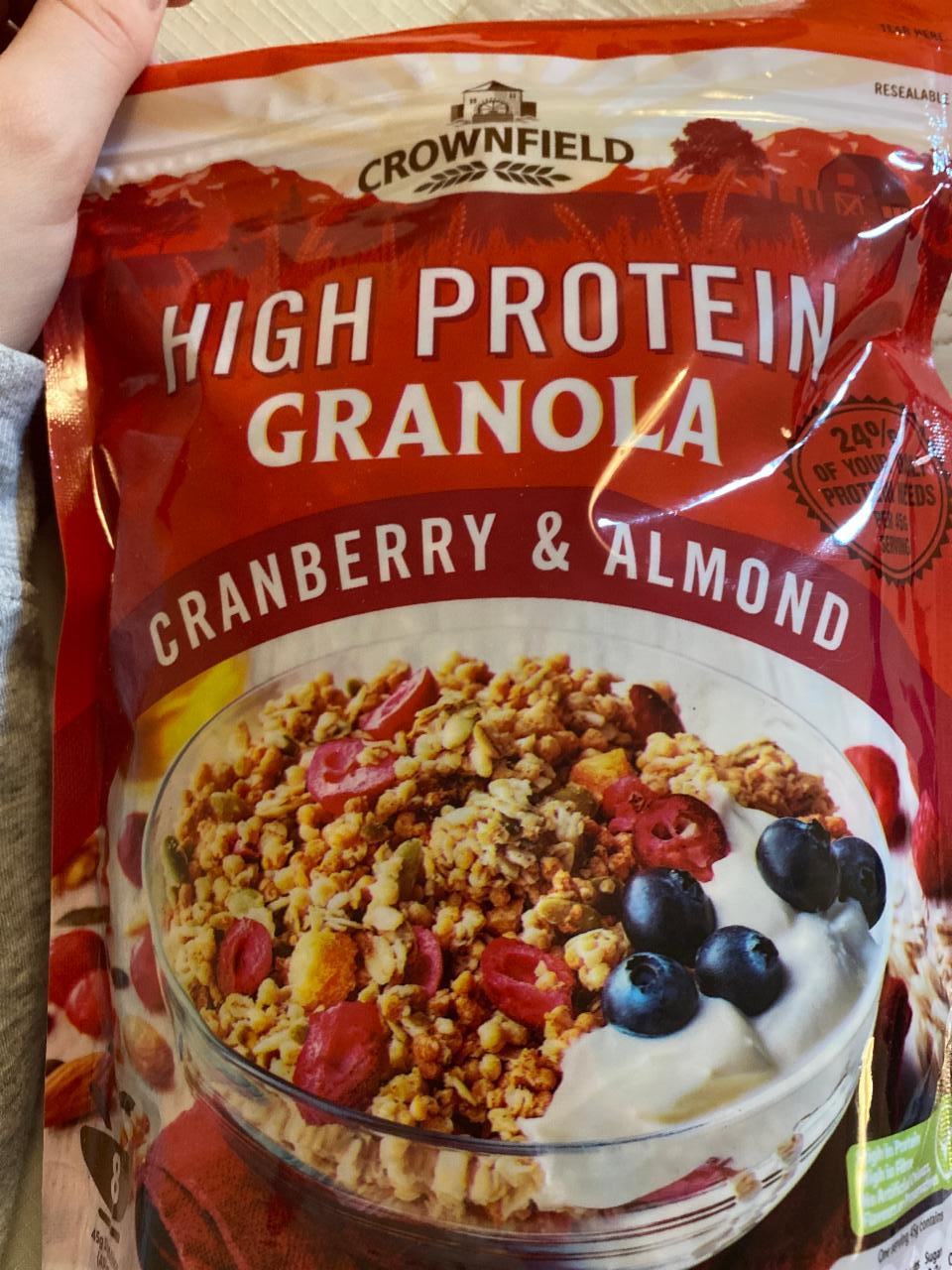 Fotografie - high protein granola cranberry & almond
