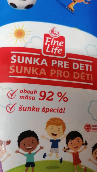 Fotografie - Šunka pre deti Fine Life 92%