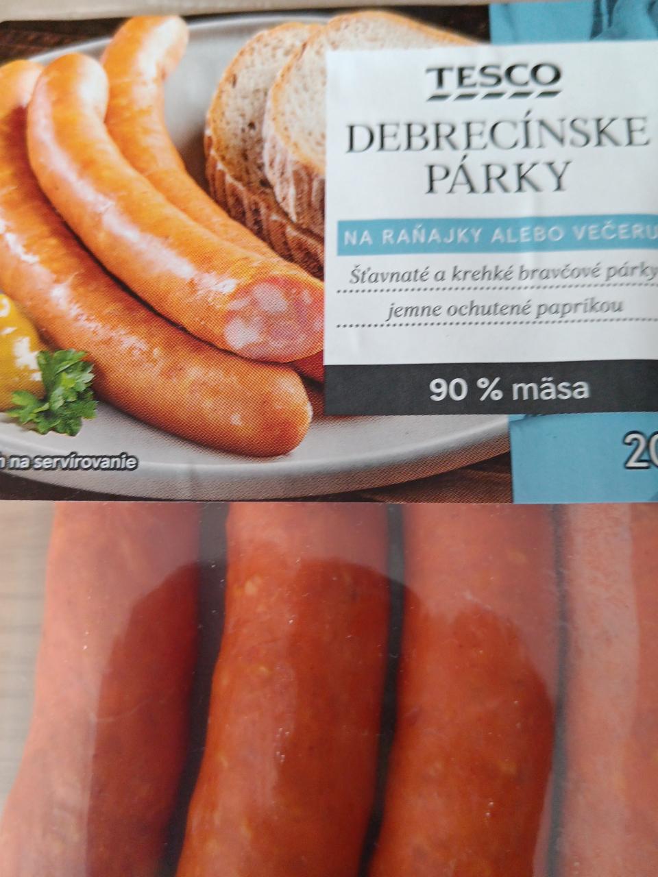 Fotografie - Debrecínske párky Tesco