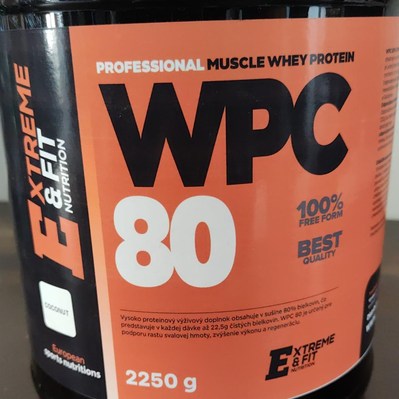 Fotografie - WPC 80 Extreme & Fit Nutrition Kokos