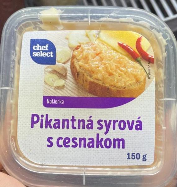 Fotografie - Nátierka pikantná syrová s cesnakom Chef Select