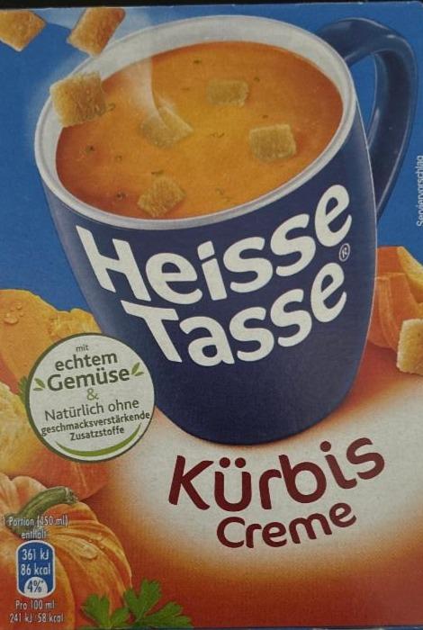 Fotografie - Heisse Tasse Kürbis Creme Erasco