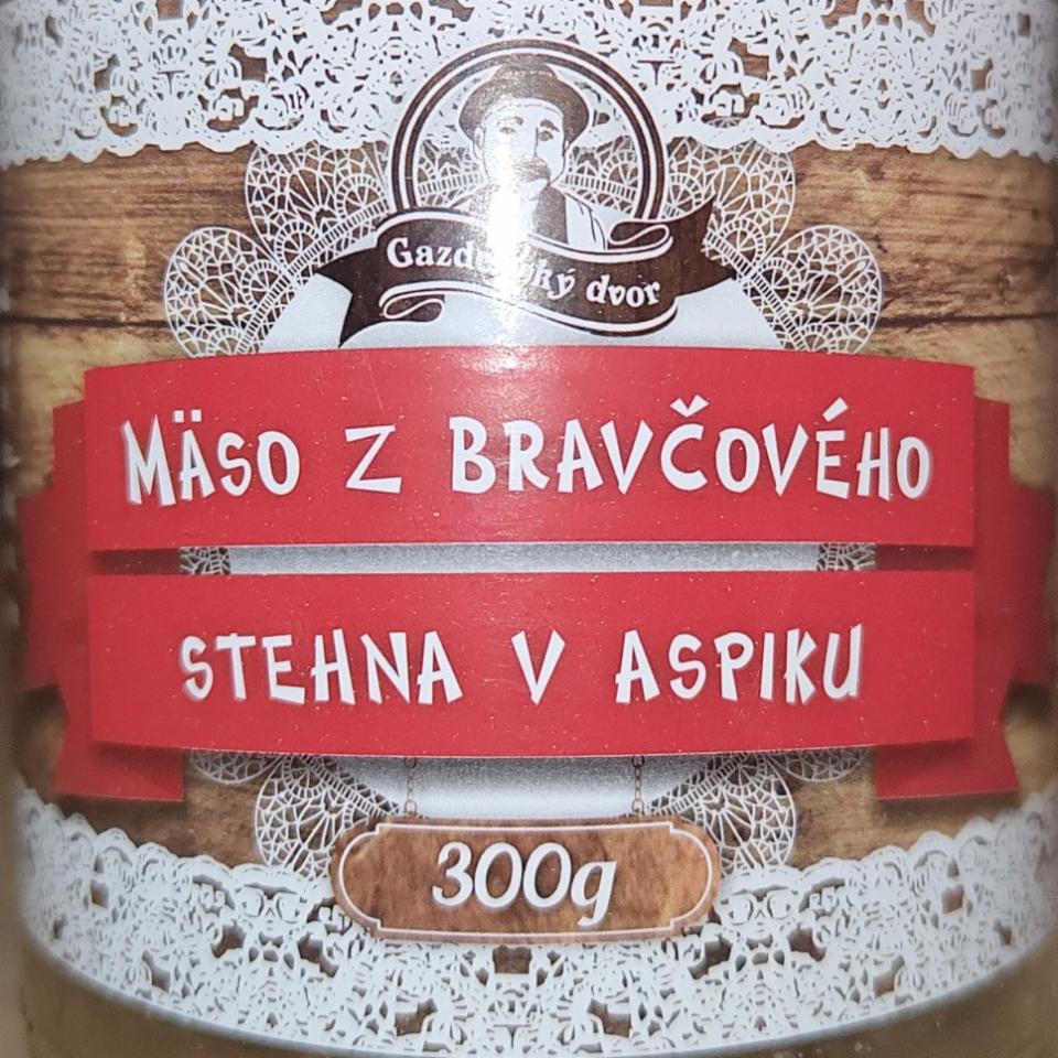 Fotografie - Mäso z bravčového stehna v aspiku Gazdovský dvor