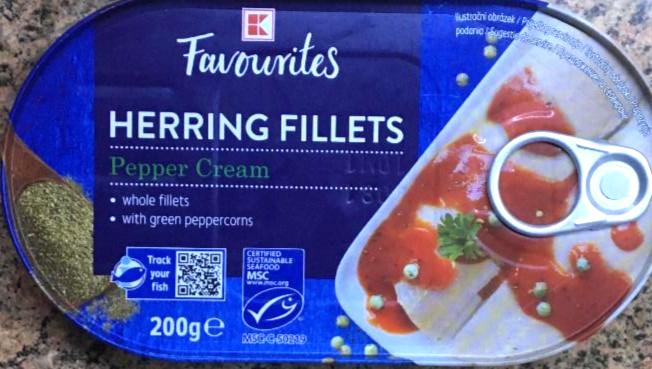 Fotografie - Herring Fillets Pepper Cream K-Favourites